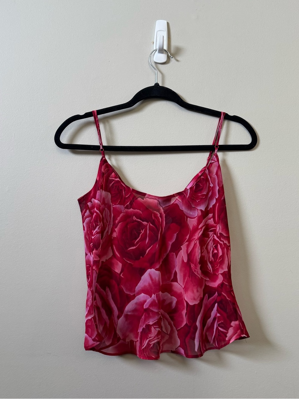 La Senza Lingerie Y2K floral print pink ruched cami tank top - Picture 3 of 4